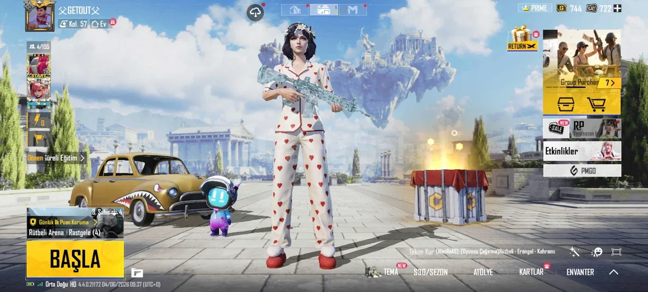 BUZ MAX KAÇMAZ PUBG HESAB